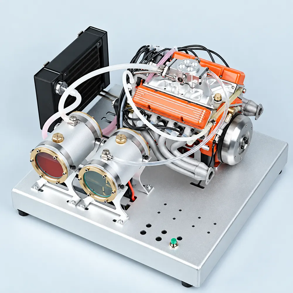 Kit de Motor V8 de Mesa 1/6, 4 Tempos, 44cc, Refrigerado a Água, OHV, Gasolina, Modelo Small-Block — foto 16