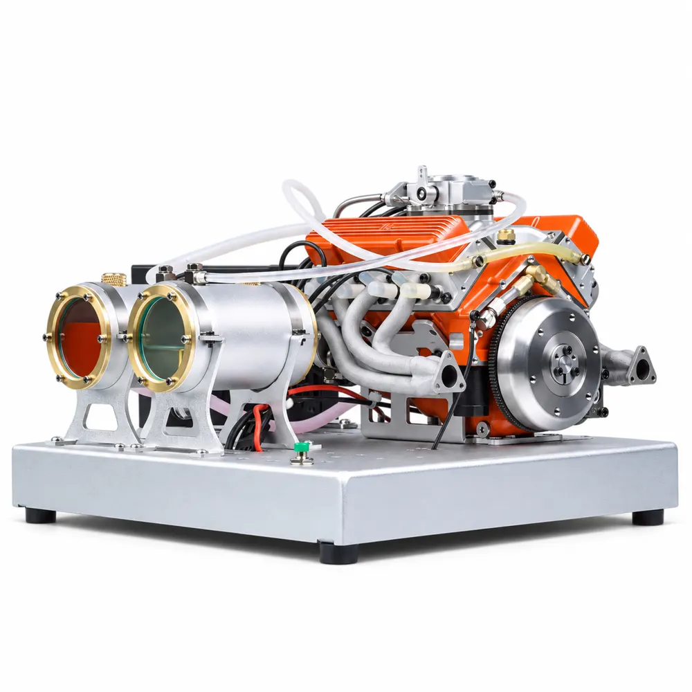 Kit de Motor V8 de Mesa 1/6, 4 Tempos, 44cc, Refrigerado a Água, OHV, Gasolina, Modelo Small-Block — foto 14