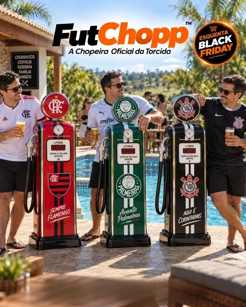 Chop de la Afición™ — Dispensador de Cerveza Retro — Edición de tu Equipo