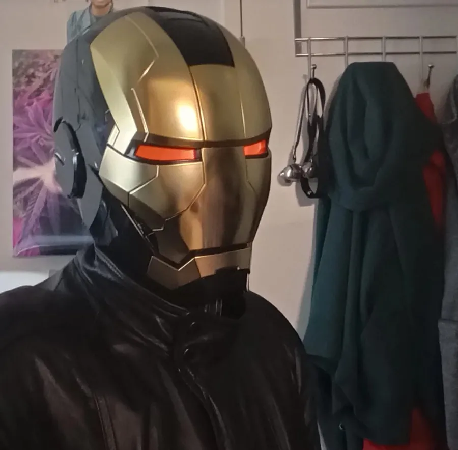 Foto real de IronMask™ enviada por comprador