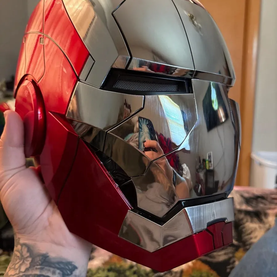 Foto real de IronMask™ enviada por comprador